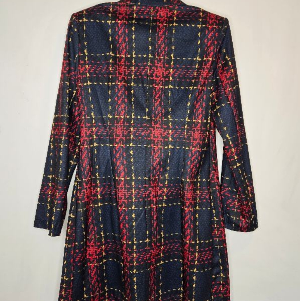 Plaid Checkered Jacket Blazer - image 3